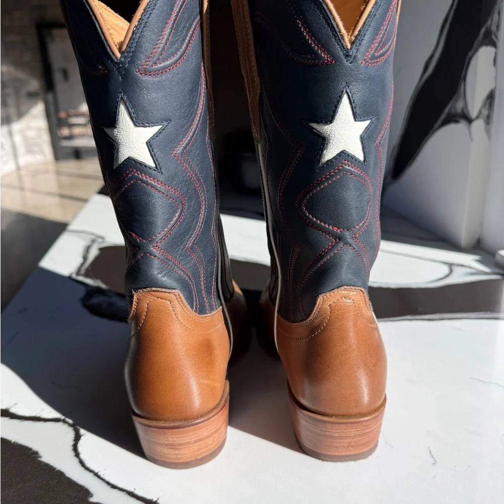 TECOVAS *Limited Edition* Lone Star Boots Women’s size 8B (Worn Once) - Picture 3 of 9